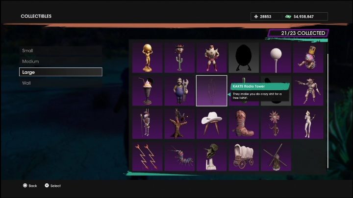 56 - Saints Row 2022: Kolekcja duże dekoracje - lista wszystkich elementów - Saints Row - poradnik do gry