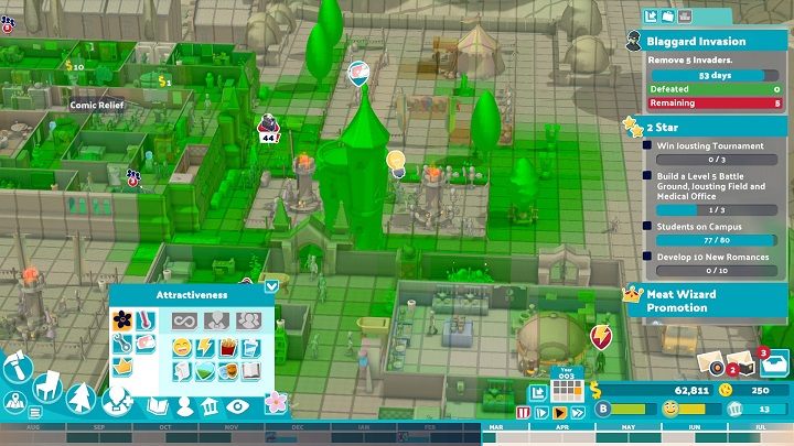 Uzyskanie gwiazdki w Noblestead nie jest szczególnie wymagające - Two Point Campus: Tryb Sandbox - jak odblokować? - Two Point Campus - poradnik do gry