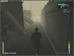 Idąc dalej, spotkasz kolejną parę za rogiem, z prawej - [Ghost] The Post Office - Big Distraction | Enter The Matrix - Enter The Matrix - poradnik do gry