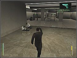 Zaczynasz przy wejściu na lotnisko - [Ghost] The Airport - Concourse | Enter The Matrix - Enter The Matrix - poradnik do gry