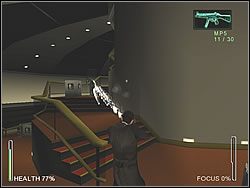 Zaczynasz w restauracji znajdującej się przy stacji - [Ghost] The Airport - Revolving Restaurant | Enter The Matrix - Enter The Matrix - poradnik do gry