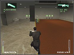 Znajdujesz się w wielkiej dwupoziomowej sali - [Ghost] The Airport - Terminal | Enter The Matrix - Enter The Matrix - poradnik do gry