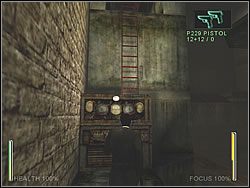 Wyjdź po drabince wyżej i dalej ruszaj przed siebie - [Ghost] The Sewers - Abyss | Enter The Matrix - Enter The Matrix - poradnik do gry