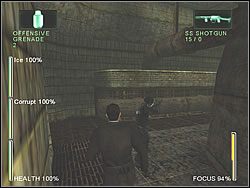 Zaraz po rozpoczęciu gry zobaczysz dwa nowe paski energii - to Twoi przyjaciele - [Ghost] The Sewers - Ice and Corrupt | Enter The Matrix - Enter The Matrix - poradnik do gry