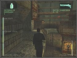 Musisz dostać się wyżej, do miejsca, w którym czekają na Ciebie Ice i Corrupt - [Ghost] The Sewers - Ice and Corrupt | Enter The Matrix - Enter The Matrix - poradnik do gry