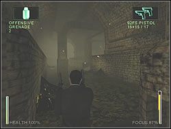 Załatw w końcu ostatniego, chroniącego wejścia do okrągłego pokoju z dziurą w podłodze - [Ghost] The Sewers - Breathing Room | Enter The Matrix - Enter The Matrix - poradnik do gry