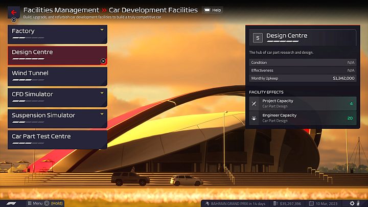 Sposób odblokowania: Ulepsz centrum projektowe do maksymalnego poziomu - F1 Manager 2022: Trofea / Osiągnięcia - lista wszystkich, poradnik trofeowy - F1 Manager 2022 - poradnik do gry
