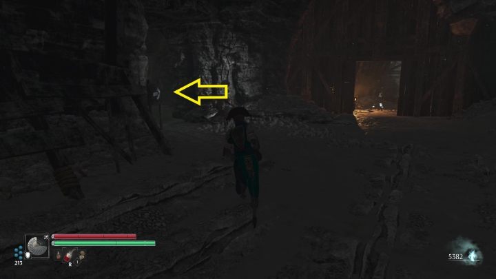 Na końcu półki skalnej za drzwiami znajduje się pomieszczenie z Prototypem i skrzynią - Steelrising: Samotność w czeluści (The Recluse of the Abyss) - solucja, opis przejścia - Steelrising - poradnik do gry