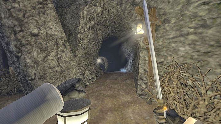 Dotrzecie do ścieżki biegnącej przy klifie - Gloomwood: Coast Cliffside (klif, latarnia morska) - solucja, opis przejścia - Gloomwood - poradnik do gry
