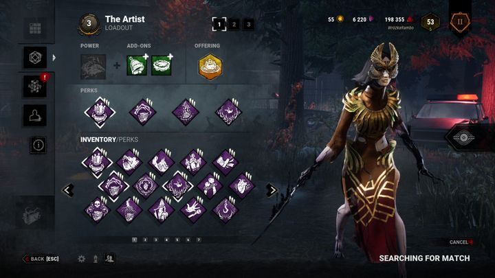 Wyjątkową mocą Artystki są Kruki Udręki - Dead by Daylight: Artystka - perki, moc - Dead by Daylight - poradnik do gry