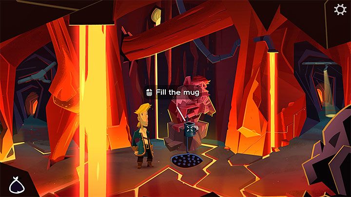 W ostatniej komnacie jest zniszczony posąg i nie możecie na nim użyć noża - Return to Monkey Island: Odnalezienie LeChucka (Find LeChuck) w części 5 - solucja, opis przejścia - Return to Monkey Island - poradnik do gry