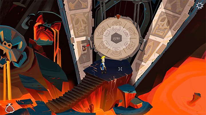 Dotrzecie do lokacji z kołem z kodami (Code Wheel) - Return to Monkey Island: Odnalezienie LeChucka (Find LeChuck) w części 5 - solucja, opis przejścia - Return to Monkey Island - poradnik do gry
