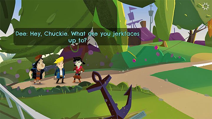 Możecie już udać się w prawo i wybrać przejście do kolejnej lokacji, które nie było wcześniej dostępne - Return to Monkey Island: Prolog (Prelude) - solucja, opis przejścia - Return to Monkey Island - poradnik do gry