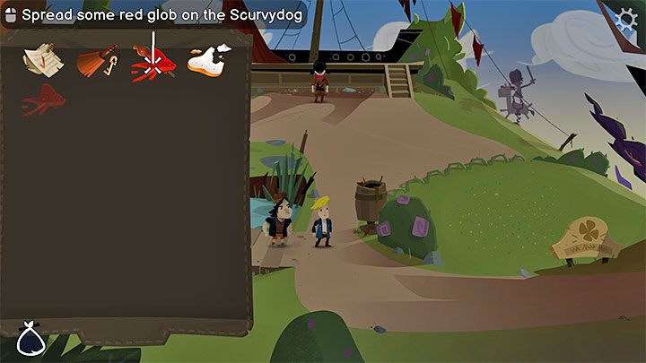 Otwórzcie inwentarz - Return to Monkey Island: Prolog (Prelude) - solucja, opis przejścia - Return to Monkey Island - poradnik do gry