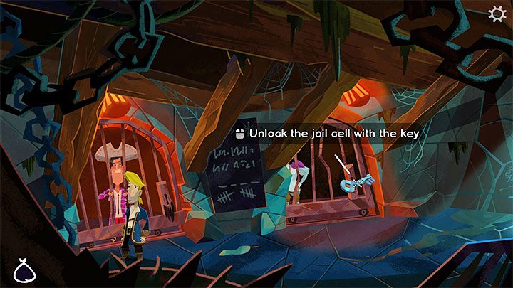 Z kluczem powróćcie do więzienia - Return to Monkey Island: Zdobycie mopa (Get a mop) - solucja, opis przejścia - Return to Monkey Island - poradnik do gry