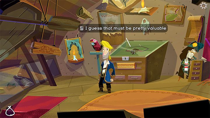Możecie obejrzeć gablotę z przepaską Jon Laney - Return to Monkey Island: Zdobycie przebrania (Get a disguise) - solucja, opis przejścia - Return to Monkey Island - poradnik do gry