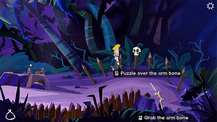 Musicie ponownie spotkać się z przywódcami piratów w Giant Monkey Head oraz w trakcie rozmowy potwierdzić, że ustaliliście wszystkie 3 sekrety LeChucka - Return to Monkey Island: Rozszyfrowanie mapy (Decode the map) - solucja, opis przejścia - Return to Monkey Island - poradnik do gry