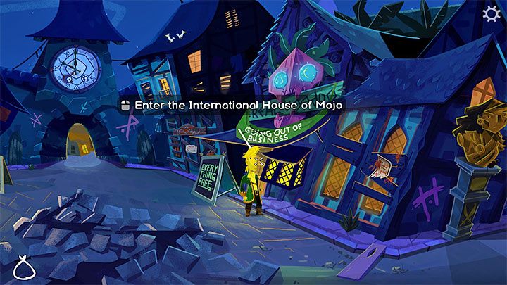 Czwartą część gry rozpoczniecie po powrocie na Melee Island statkiem, który odbudowaliście na Monkey Island - Return to Monkey Island: Zdobycie 5 kluczy do sejfu (Get the 5 keys for the safe) - solucja, opis przejścia - Return to Monkey Island - poradnik do gry