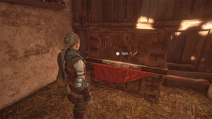 Zacznijcie od odzyskania sprzętu Amicii, który leży w stodole - Plague Tale Requiem: Sekretne skrzynie z rozdziału 3 (Brzemię krwi) - lista - A Plague Tale Requiem - poradnik do gry