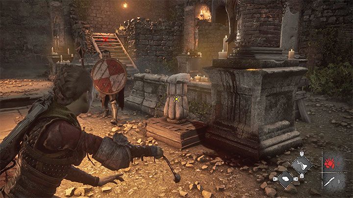 Problematyczni mogą być przeciwnicy z tarczami - Plague Tale Requiem: Przetrwanie ataku (Survive the assault) - solucja, opis przejścia - A Plague Tale Requiem - poradnik do gry