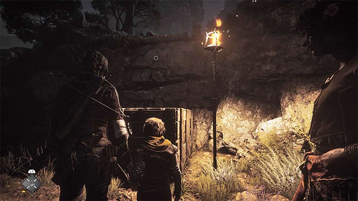 Użyjcie Ignifera na stogu siana i szybko przebiegnijcie do kolejnego obszaru - Plague Tale Requiem: Dotarcie do ruin (Reach the ruins at the centre of the island) - solucja, opis przejścia - A Plague Tale Requiem - poradnik do gry