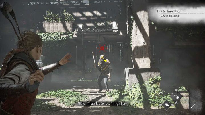To nie wszystko, bo w stodole zaczną pojawiać się nowi wrogowie i trzeba ich eliminować w bezpośrednich konfrontacjach - Plague Tale Requiem: Uratowanie Lucasa (Find and rescue Lucas) - solucja, opis przejścia - A Plague Tale Requiem - poradnik do gry