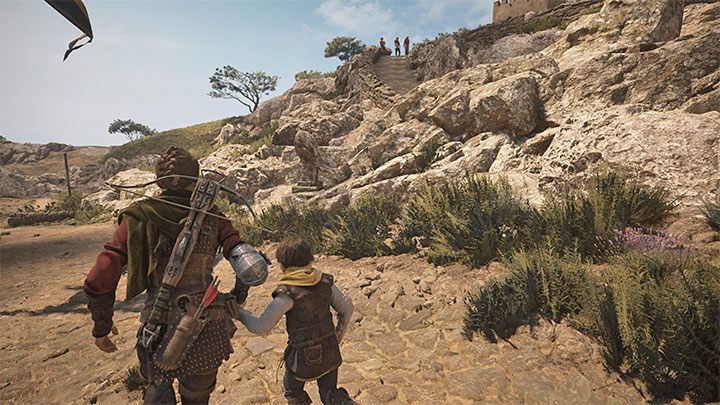 Drugi posąg jest przy ścieżce biegnącej obok gospodarstwa - Plague Tale Requiem: Eksploracja wyspy (Explore the island) - solucja, opis przejścia - A Plague Tale Requiem - poradnik do gry