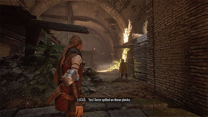 W alkowie po przeciwnej stronie sali konieczne będzie pozyskanie siarki (Sulphur) - Plague Tale Requiem: Wydostanie się z podziemi areny (Exit the arenas underground) - solucja, opis przejścia - A Plague Tale Requiem - poradnik do gry