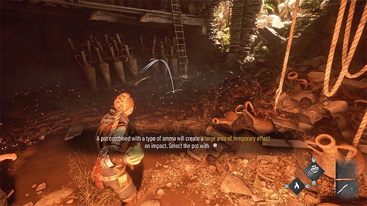 Dowiecie się teraz o możliwości tworzenia naczyń Ignifer (Ignifer Pot), które są w stanie wybuchać w momencie zniszczenia - Plague Tale Requiem: Wydostanie się z podziemi areny (Exit the arenas underground) - solucja, opis przejścia - A Plague Tale Requiem - poradnik do gry
