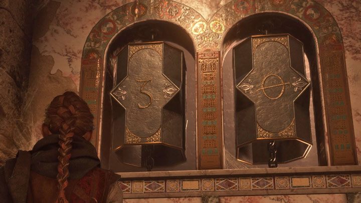 Powyższy obrazek pokazuje prawidłowe lewe symbole - Plague Tale Requiem: Wydostanie się z podziemi areny (Exit the arenas underground) - solucja, opis przejścia - A Plague Tale Requiem - poradnik do gry
