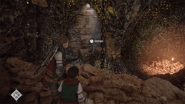 Namierzcie korbę (powyższy obrazek) - musicie wydać Arnaudowi polecenie skorzystania z niej - Plague Tale Requiem: Przeprawa przez plażę (Cross the beach) - solucja, opis przejścia - A Plague Tale Requiem - poradnik do gry