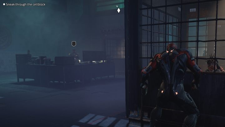 Możecie mieć kłopot z ominięciem strażnika przy celach - po prostu poczekajcie, aż podejdzie do jednego z więźniów - Gotham Knights: Dysk Langstroma (The Langstrom Drive) - solucja, opis przejścia - Gotham Knights - poradnik do gry