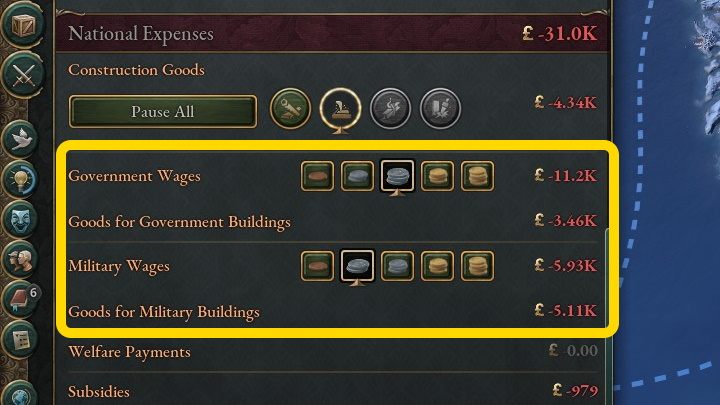 Victoria 3: Уровень жизни 7 Вы можете установить уровни налогообложения и зарплаты военных и государственных чиновников во вкладке Бюджет - Виктория 3: Как мне повысить свой уровень жизни? - Виктория 3 Руководство по игре