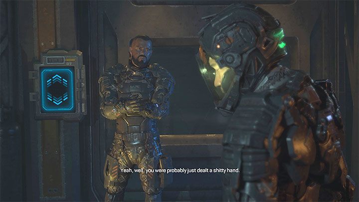 Pod koniec rozdziału 3 (Habitat znajdziecie zbroję strażnika - Callisto Protocol: Jak powiększyć inwentarz Jacoba do 12 slotów? - The Callisto Protocol - poradnik do gry