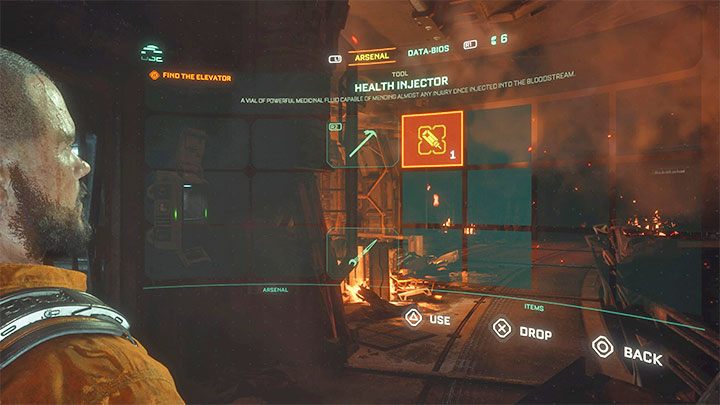 Druga metoda to używanie zastrzyków zdrowia (Healing Injector) - Callisto Protocol: Jak leczyć rany i permanentnie wydłużyć pasek zdrowia? - The Callisto Protocol - poradnik do gry