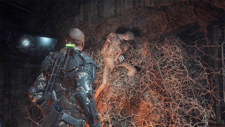 Wyjdźcie z toalety i dotrzyjcie do budynku Security - Callisto Protocol: Rozdział 6: Kolonia (Colony) - solucja, opis przejścia - The Callisto Protocol - poradnik do gry