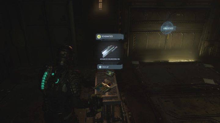 Rodzaj sekretu: Schematy - Dead Space Remake: Rozdział 10 (Rozpacz i ruina) - lista sekretów - Dead Space Remake - poradnik do gry