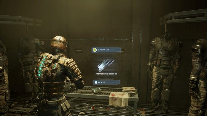 Rodzaj sekretu: Wyposażenie - Dead Space Remake: Rozdział 4 (Ogrom zniszczeń) - lista sekretów - Dead Space Remake - poradnik do gry