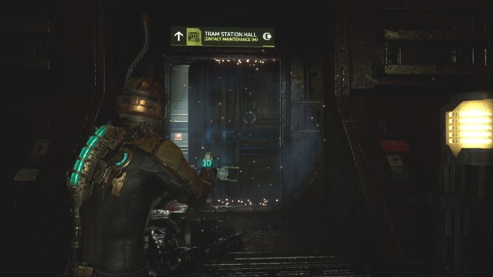 Wybierzcie południowe wyjście do Kontroli kolejki (Tram Control) - Dead Space Remake: Nowi przybysze (New Arrivals) - Dead Space Remake - poradnik do gry
