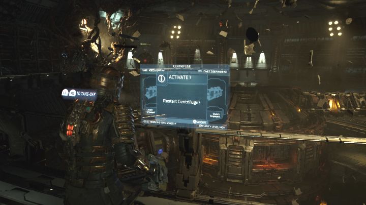 Po uporaniu się z zaczepami zlokalizujcie balkonik z interaktywną konsolą - Dead Space Remake: Korekta kursu (Course Correction) - Dead Space Remake - poradnik do gry