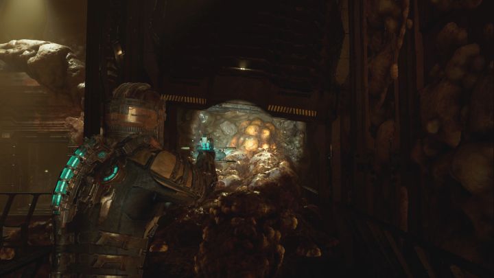 Skorzystajcie z małej windy, by zjechać na niższy poziom - Dead Space Remake: Korekta kursu (Course Correction) - Dead Space Remake - poradnik do gry