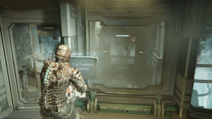 Pobiegnijcie szybko do Sterowni kriogeniki (Cryogenics Control Room), w której przebywał niedawno doktor Mercer - Dead Space Remake: Lekkomyślny fanatyzm (Lethal Devotion) - Dead Space Remake - poradnik do gry