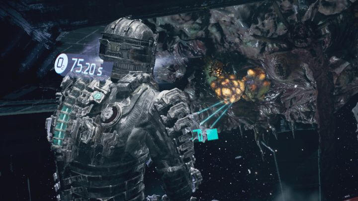 Lewiatan doprowadzi docelowo do zniszczenia dział ADS i dojdzie do tego prawdopodobnie jeszcze przed pokonaniem go - Dead Space Remake: Możliwość ratunku (Search and Rescue) - Dead Space Remake - poradnik do gry