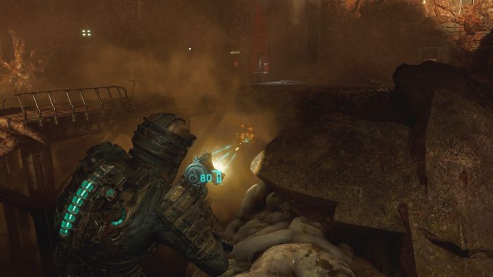 Swobodną eksplorację okolicy ponownie blokują wicie - Dead Space Remake: Agonia (Dead Space) - Dead Space Remake - poradnik do gry