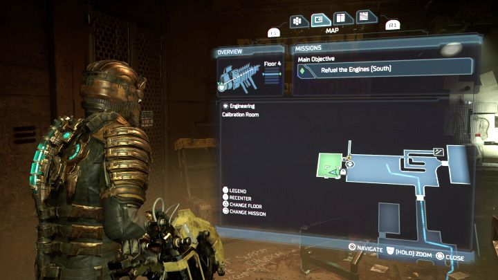 Z tym celem misji musicie zaczekać do rozdziału 3, bo dopiero wtedy zajmiecie się po raz pierwszy eksploracją pokładu inżynierskiego - Dead Space Remake: Metody naukowe (Scientific Methods) - Dead Space Remake - poradnik do gry