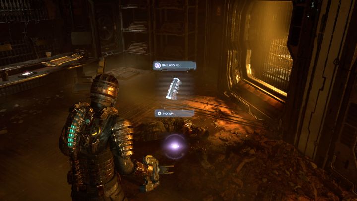 RIG jest w Sterowni obróbki minerałów (Mineral Processing Control) na pokładzie wydobywczym, który bada się po raz pierwszy w rozdziale 7 - Dead Space Remake: Nie masz upoważnienia (You Are Not Authorized) - Dead Space Remake - poradnik do gry