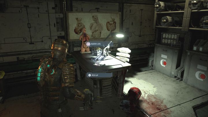 Rodzaj sekretu: Dziennik audio - Dead Space Remake: Rozdział 2 (Intensywna terapia) - lista sekretów - Dead Space Remake - poradnik do gry