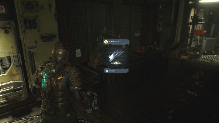 Rodzaj sekretu: Schematy - Dead Space Remake: Rozdział 2 (Intensywna terapia) - lista sekretów - Dead Space Remake - poradnik do gry