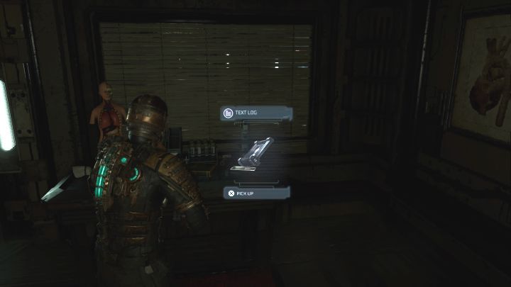 Rodzaj sekretu: Dziennik tekstowy - Dead Space Remake: Rozdział 2 (Intensywna terapia) - lista sekretów - Dead Space Remake - poradnik do gry