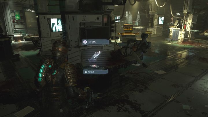 Rodzaj sekretu: Dziennik tekstowy - Dead Space Remake: Rozdział 2 (Intensywna terapia) - lista sekretów - Dead Space Remake - poradnik do gry